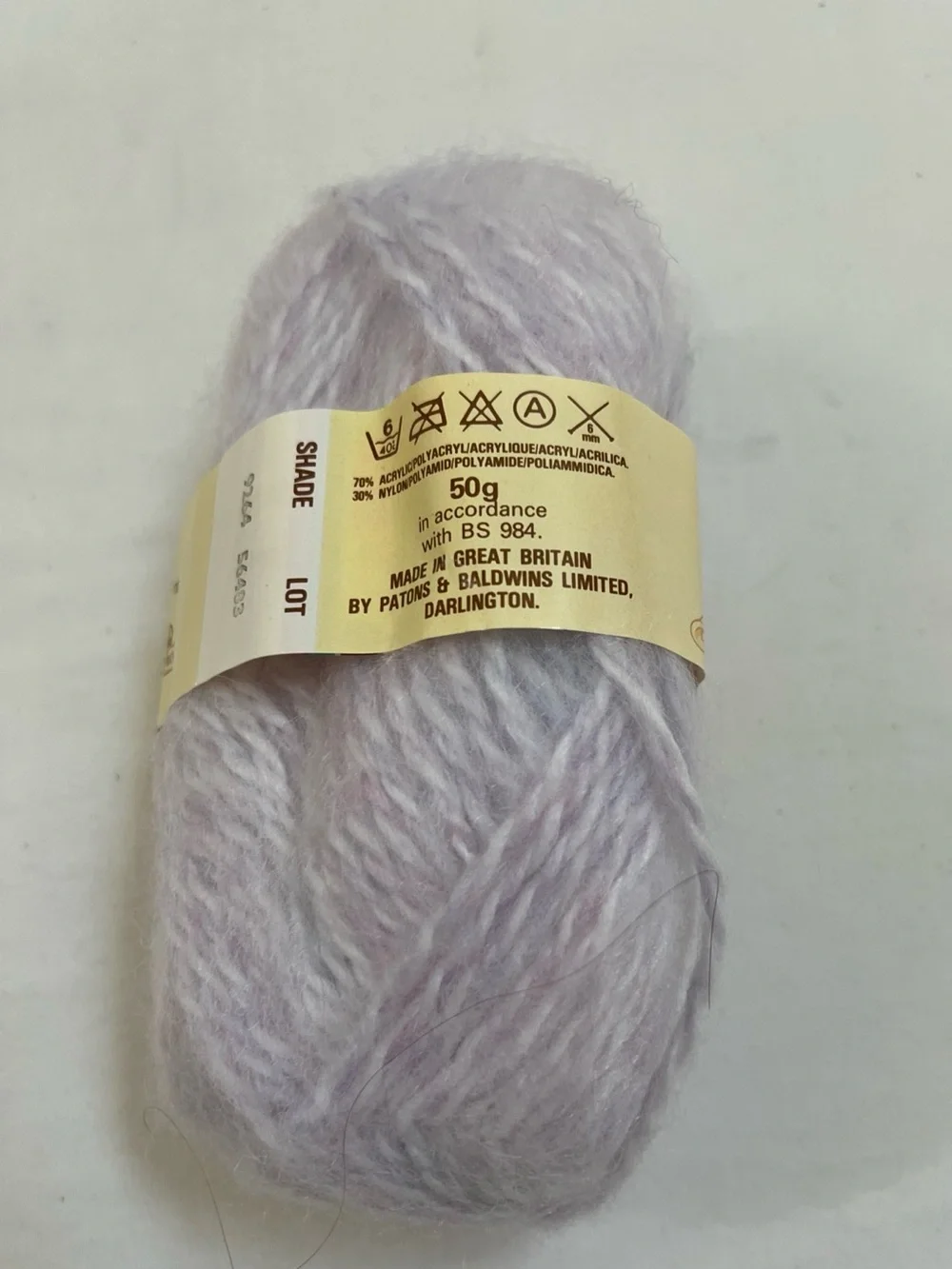 7 Skeins Patons Yarn Diana BRUSHED CHUNKY 50g Shade 9264 Lot 56483 Great Britain